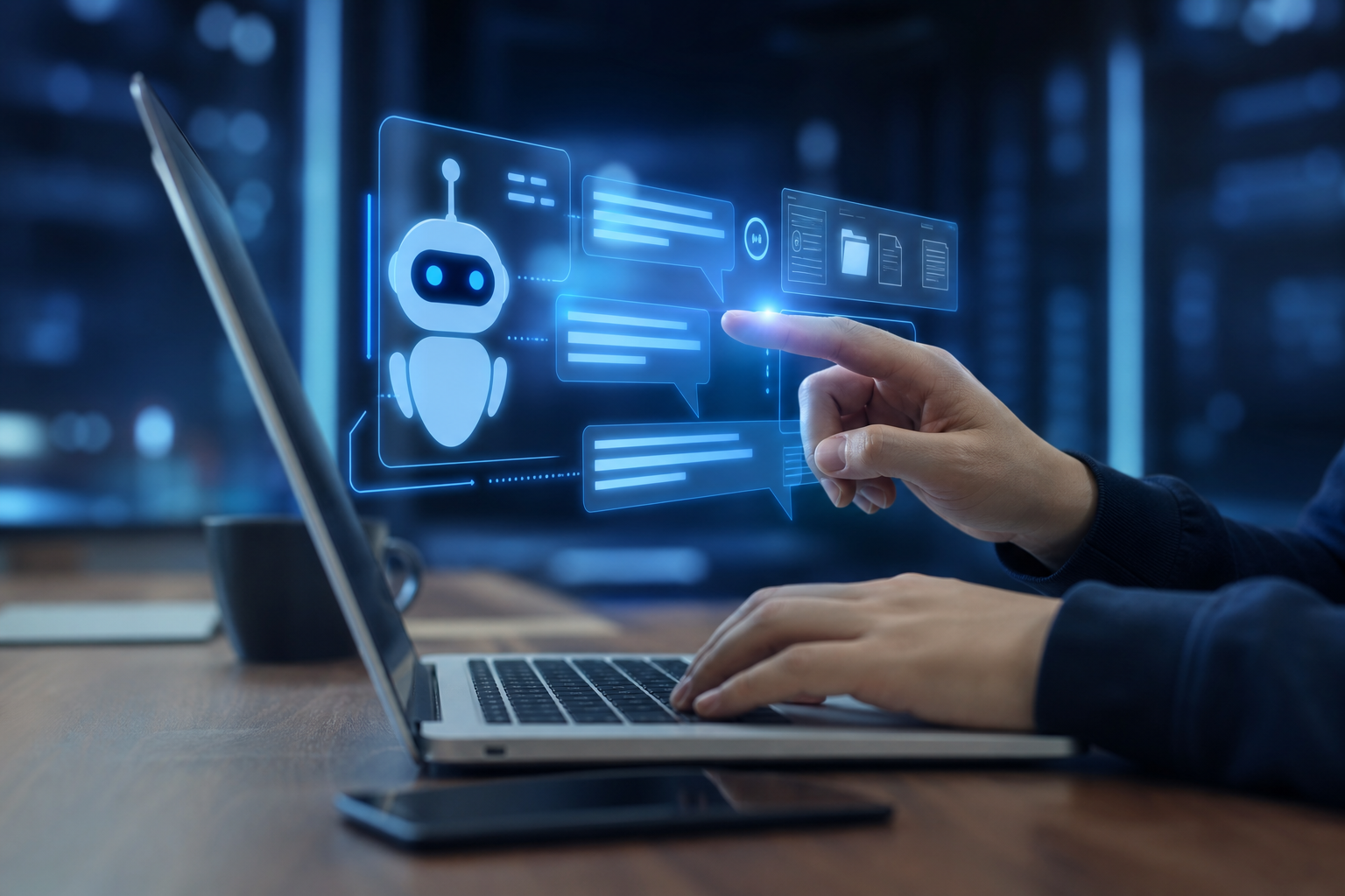 Prompt-gestuurd content beheren met een AI-assistent